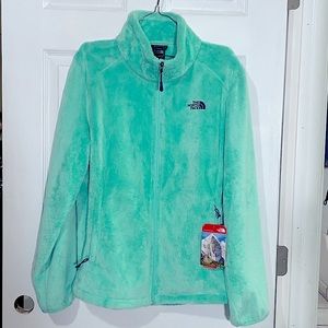 North Face Surf Green Fleece sweater